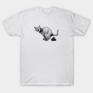 Pooping Kitty T-Shirt